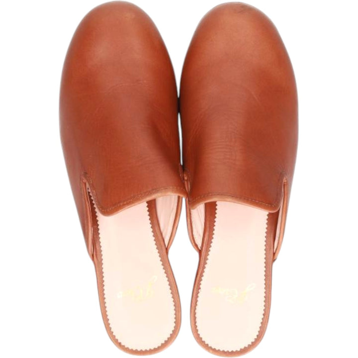 J.Crew platform clogs with studs, size 7 Women's 23.0cm genuine leather Camel type Vintage Second Hand