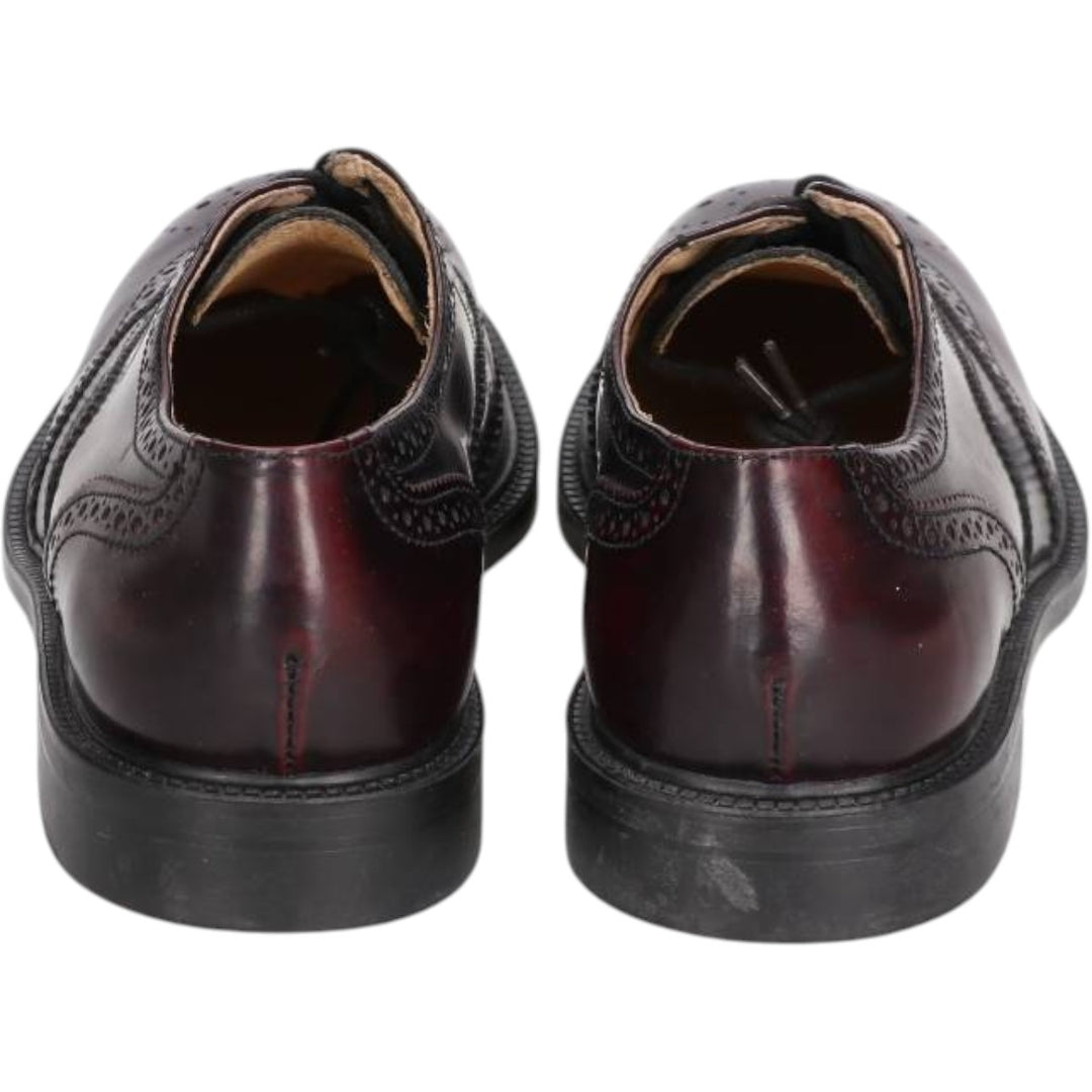 J.Crew full brogue wingtip shoes, made in Italy, size 8H Women's 26.0cm unclear burgundy type Vintage Second Hand