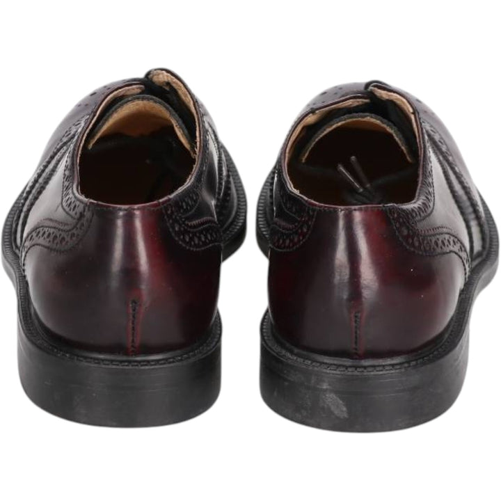J.Crew full brogue wingtip shoes, made in Italy, size 8H Women's 26.0cm unclear burgundy type Vintage Second Hand