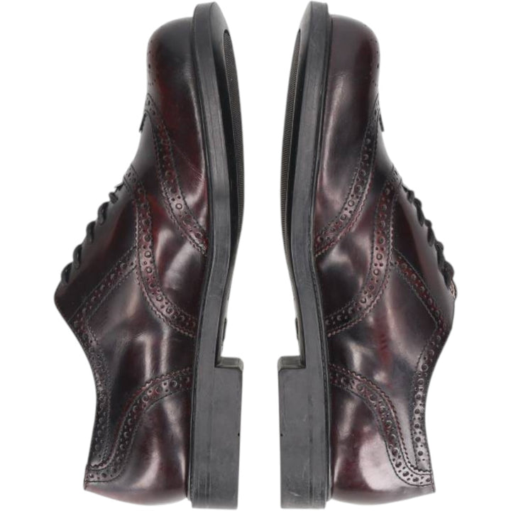 J.Crew full brogue wingtip shoes, made in Italy, size 8H Women's 26.0cm unclear burgundy type Vintage Second Hand