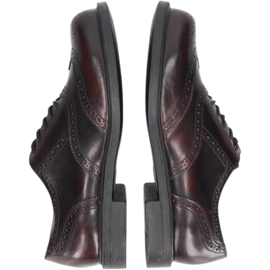 J.Crew full brogue wingtip shoes, made in Italy, size 8H Women's 26.0cm unclear burgundy type Vintage Second Hand