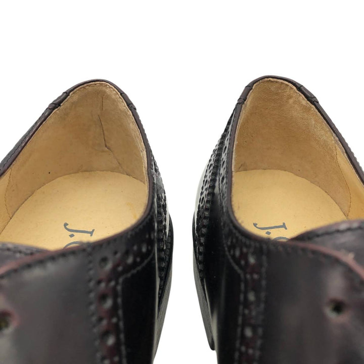 J.Crew full brogue wingtip shoes, made in Italy, size 8H Women's 26.0cm unclear burgundy type Vintage Second Hand