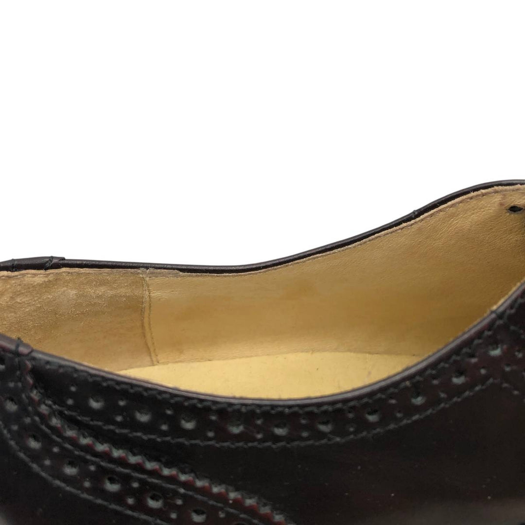 J.Crew full brogue wingtip shoes, made in Italy, size 8H Women's 26.0cm unclear burgundy type Vintage Second Hand
