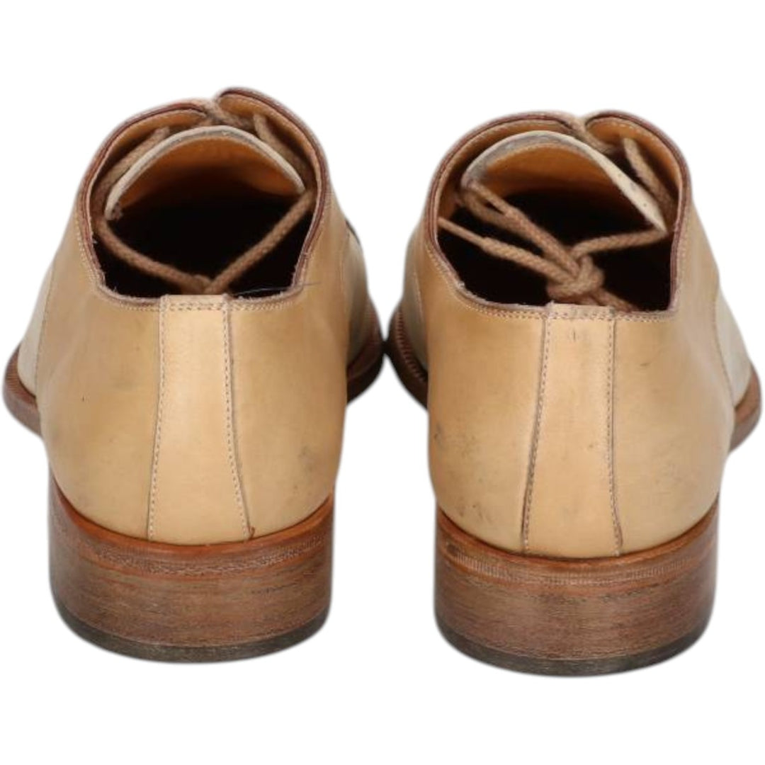 BRUGNOLI Two-tone Semi-Brogue Straight Tip Shoes, Size 37 1/2 Women's 24.0cm unclear Beige type Vintage Second Hand