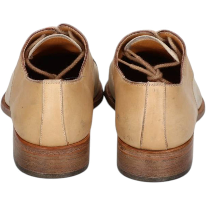 BRUGNOLI Two-tone Semi-Brogue Straight Tip Shoes, Size 37 1/2 Women's 24.0cm unclear Beige type Vintage Second Hand