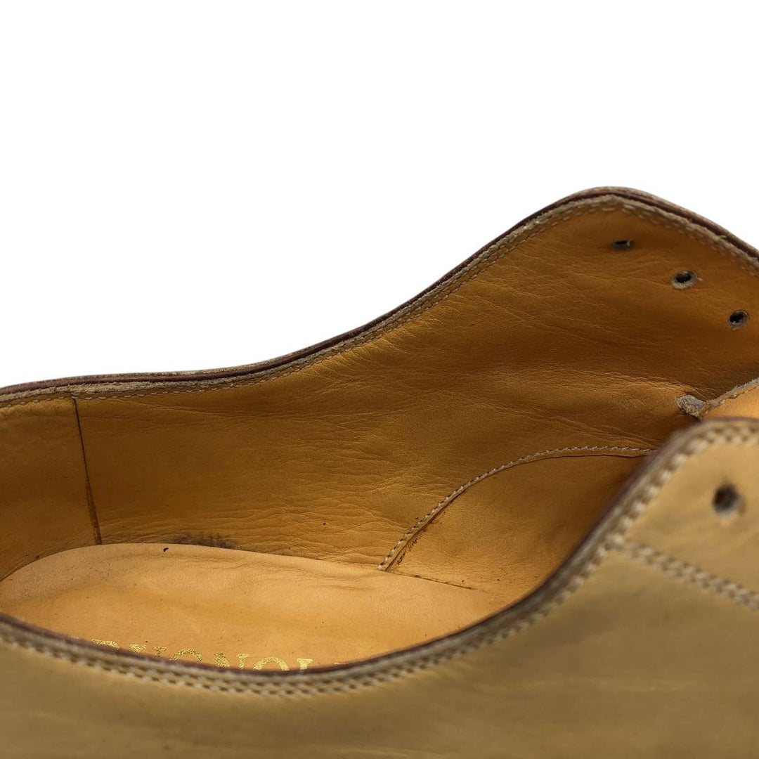 BRUGNOLI Two-tone Semi-Brogue Straight Tip Shoes, Size 37 1/2 Women's 24.0cm unclear Beige type Vintage Second Hand