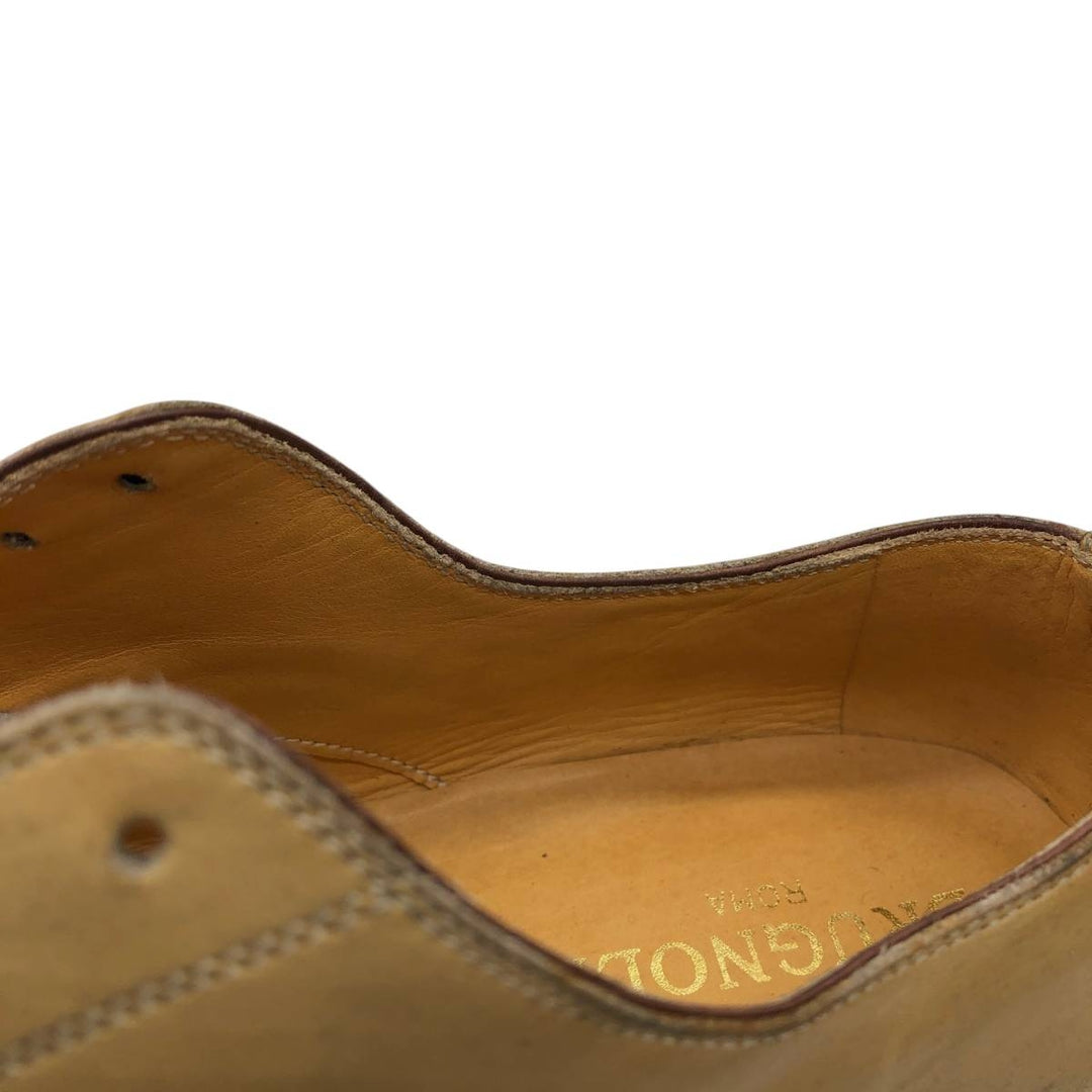 BRUGNOLI Two-tone Semi-Brogue Straight Tip Shoes, Size 37 1/2 Women's 24.0cm unclear Beige type Vintage Second Hand