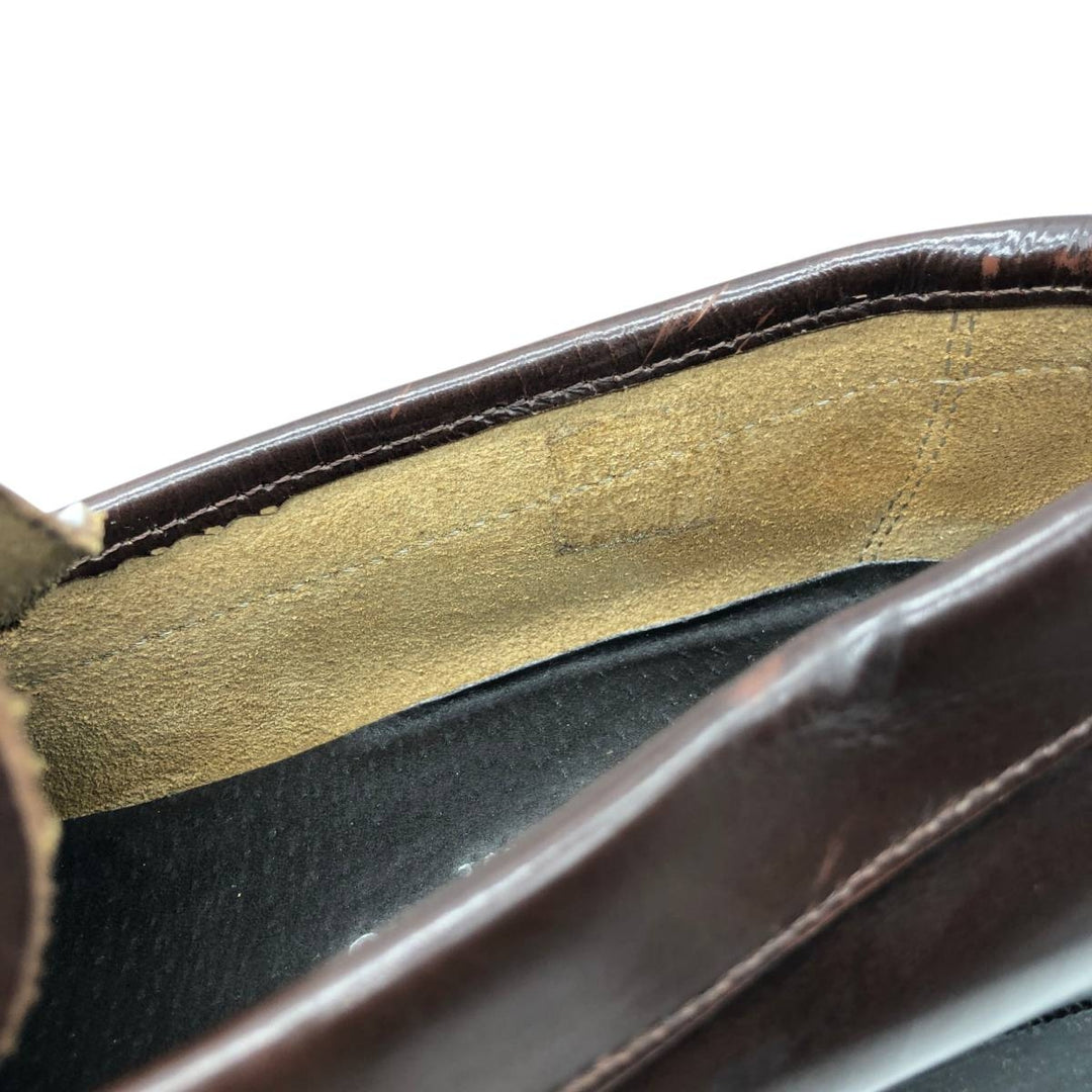 Castellan'simos coin loafers, made in Spain, size 39 Women's 24.5cm genuine leather brown type Vintage Second Hand