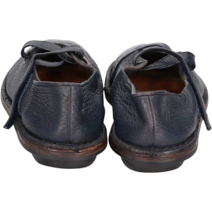 Trippen leather shoes Women's 25.5cm unclear navy blue type Vintage Second Hand