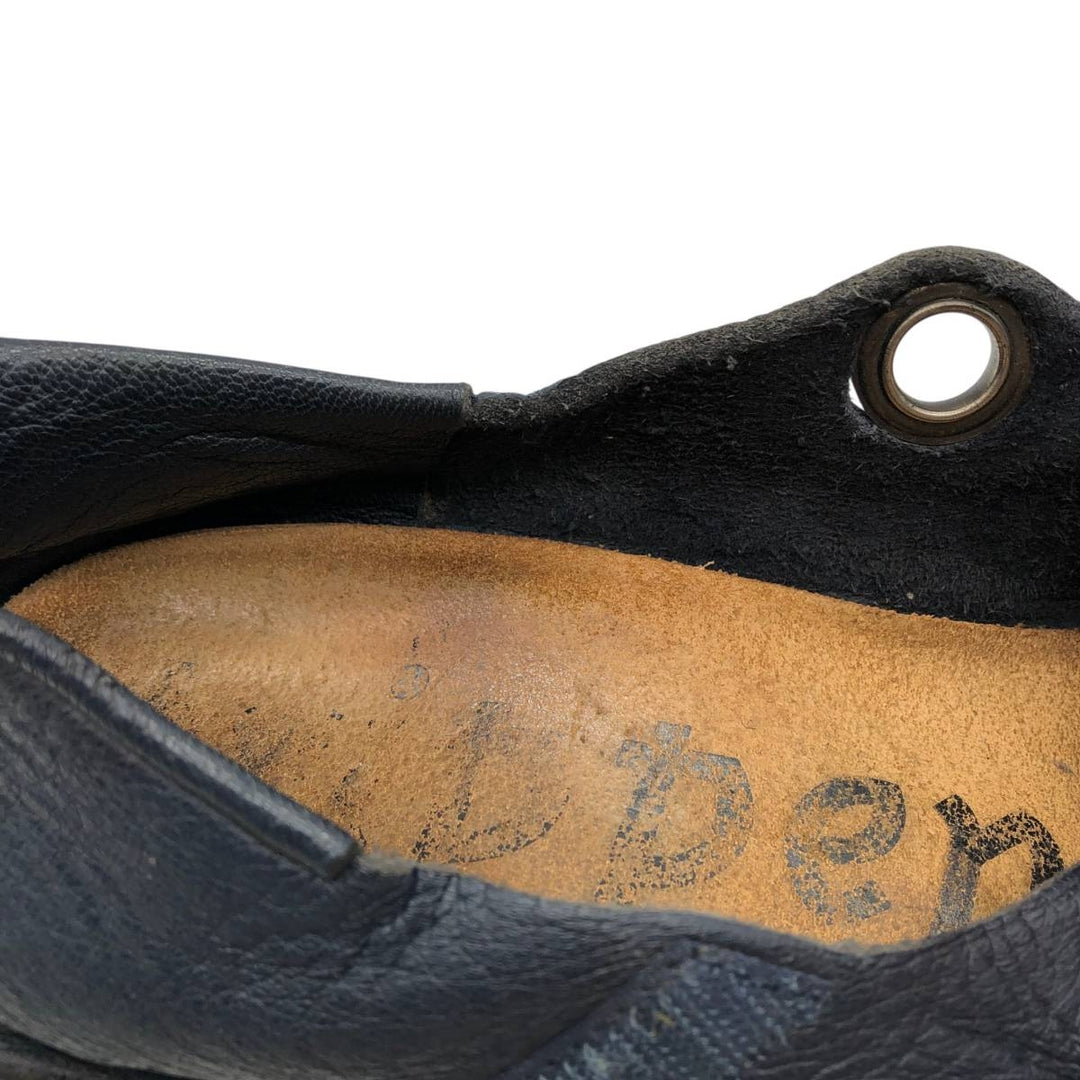 Trippen leather shoes Women's 25.5cm unclear navy blue type Vintage Second Hand
