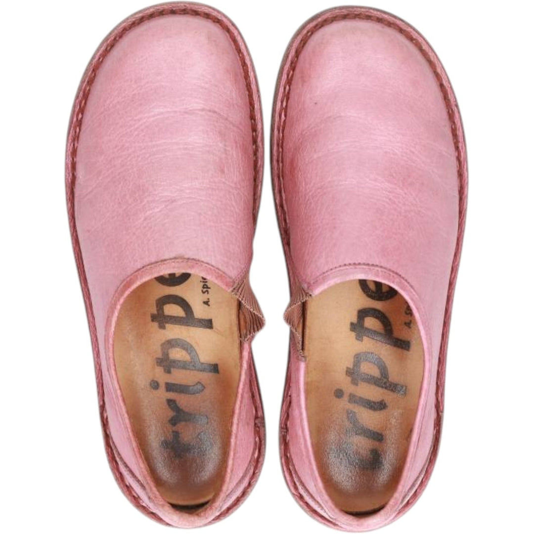 Trippen YEN Leather Shoes Women's 25.0cm unclear pink type Vintage Second Hand