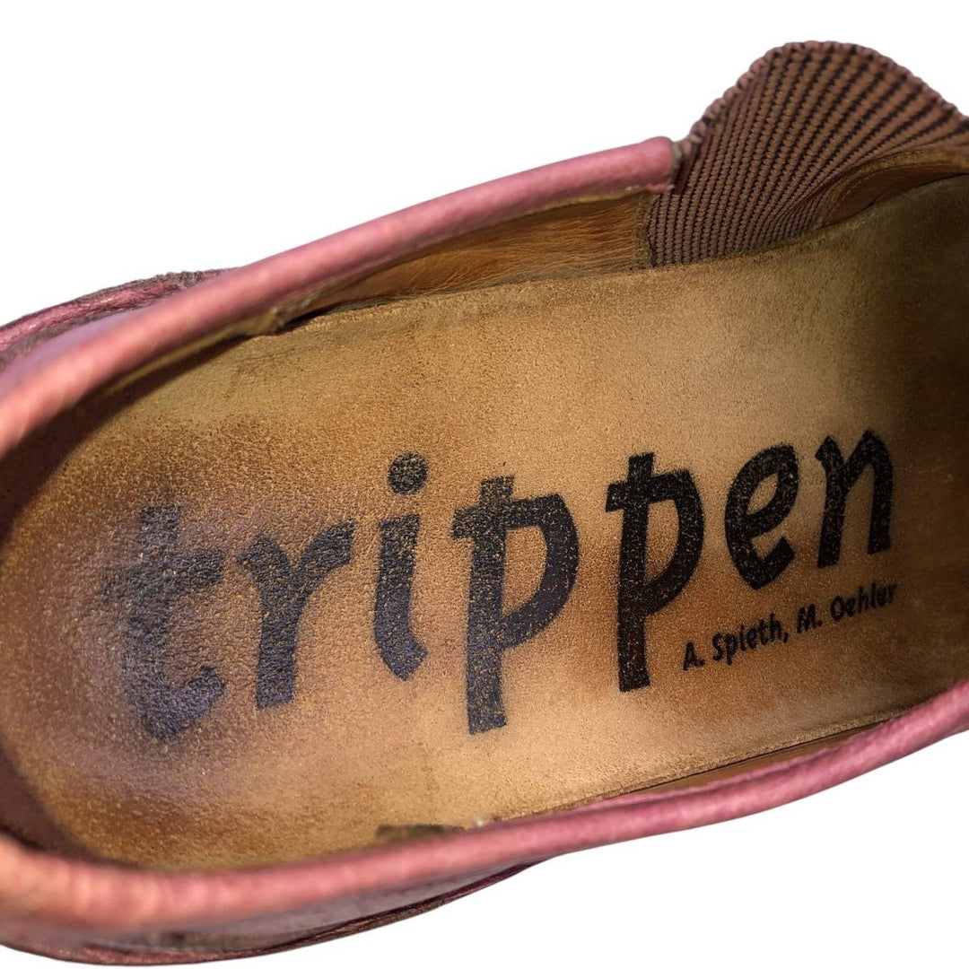 Trippen YEN Leather Shoes Women's 25.0cm unclear pink type Vintage Second Hand