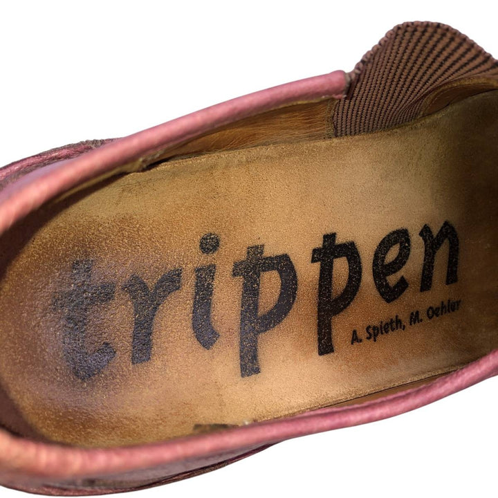 Trippen YEN Leather Shoes Women's 25.0cm unclear pink type Vintage Second Hand