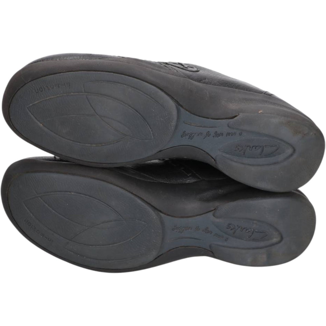 Clarks In-Motion Leather Shoes, Size 9 M Women's 26.0cm genuine leather black type Vintage Second Hand