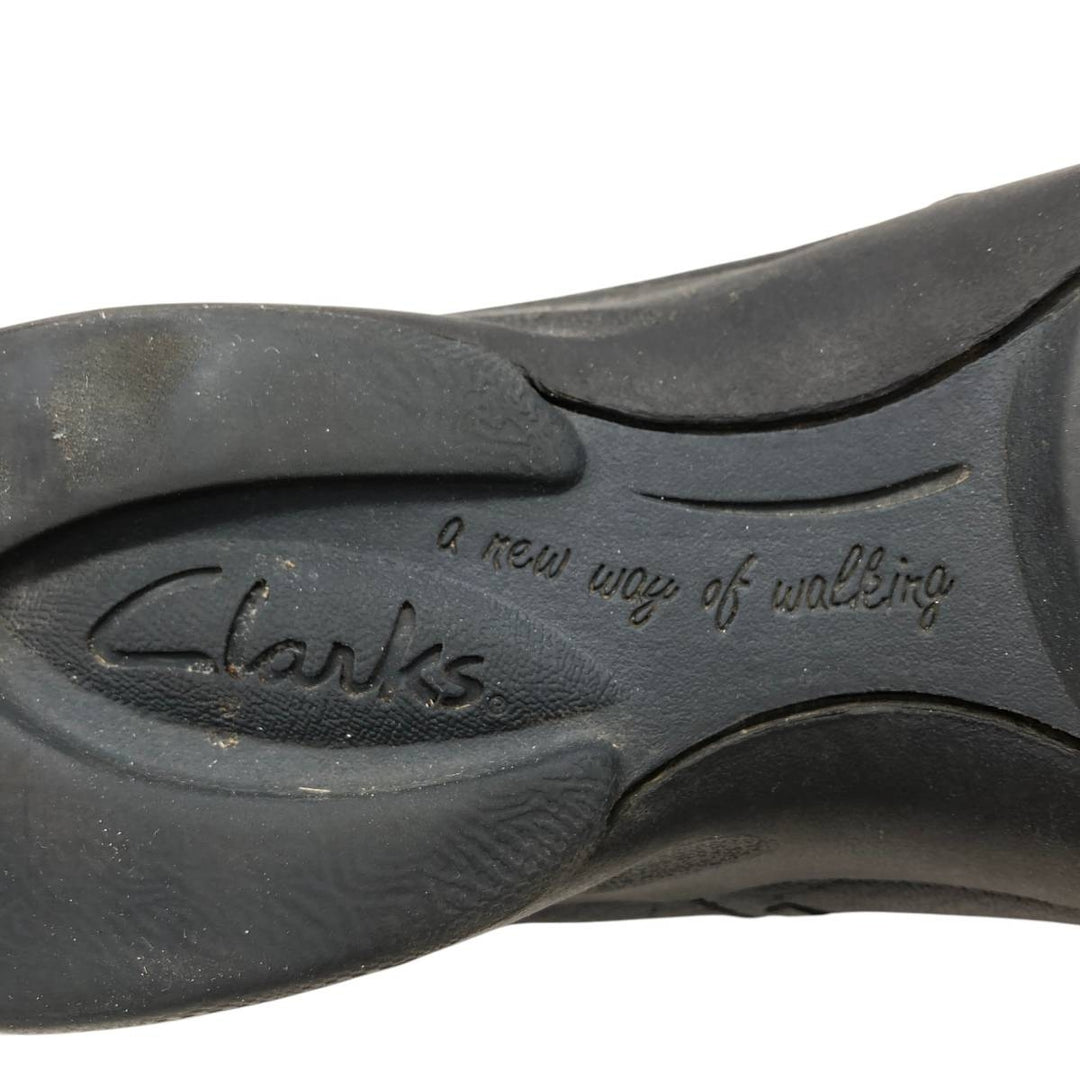 Clarks In-Motion Leather Shoes, Size 9 M Women's 26.0cm genuine leather black type Vintage Second Hand