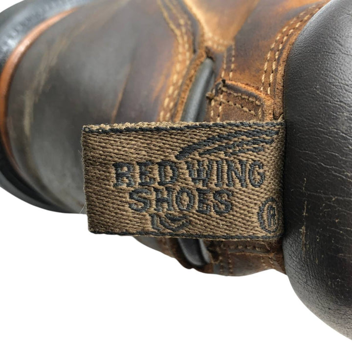 Red Wing 415 Steel Toe Work Boots, Made in USA, Size 10 E2 Men's 28.0cm genuine leather brown type Vintage Second Hand