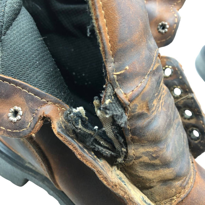 Red Wing 415 Steel Toe Work Boots, Made in USA, Size 10 E2 Men's 28.0cm genuine leather brown type Vintage Second Hand