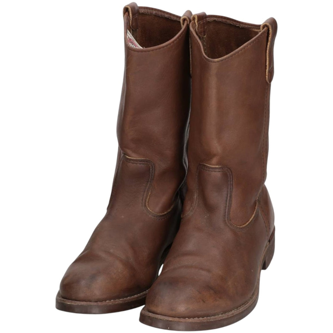 1990s Red Wing 1155 Pecos Boots, Made in USA, Size 8.5 EEE (equivalent to men's 10.4"), Vintage /saa016270 Men's 26.5cm unclear brown type Vintage Second Hand