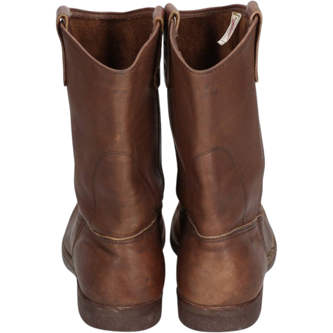 1990s Red Wing 1155 Pecos Boots, Made in USA, Size 8.5 EEE (equivalent to men's 10.4"), Vintage /saa016270 Men's 26.5cm unclear brown type Vintage Second Hand