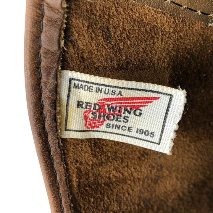 1990s Red Wing 1155 Pecos Boots, Made in USA, Size 8.5 EEE (equivalent to men's 10.4"), Vintage /saa016270 Men's 26.5cm unclear brown type Vintage Second Hand