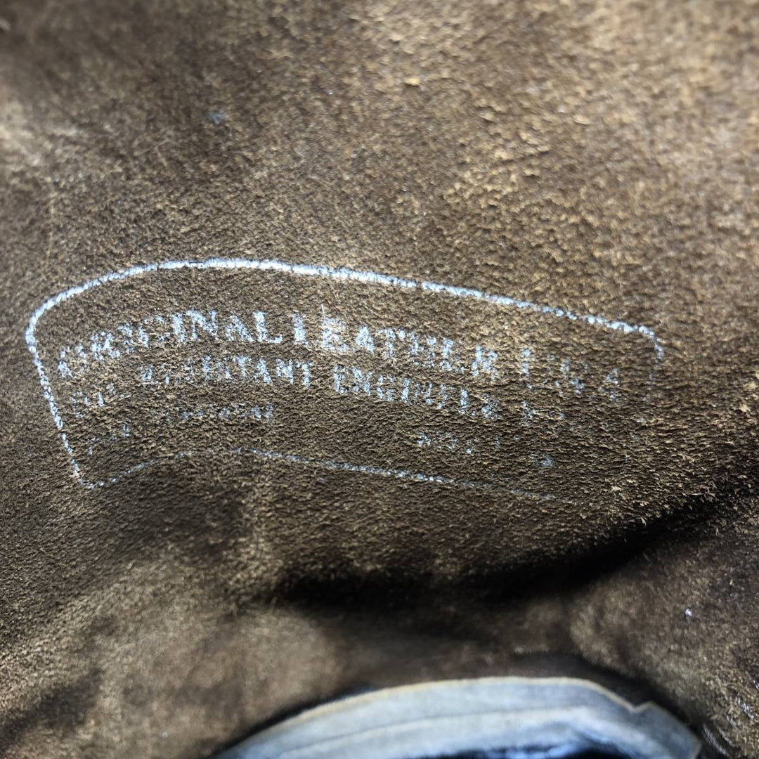 US Identity Engineer Boots Men's 27.0cm genuine leather brown type Vintage Second Hand