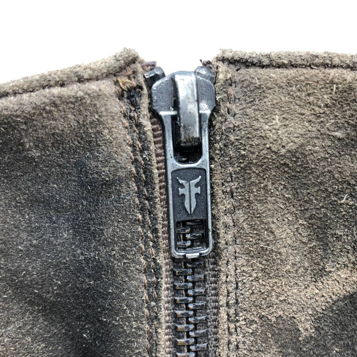 Frye suede belt boots, size 9 1/2 B Men's 27.5cm unclear brown type Vintage Second Hand