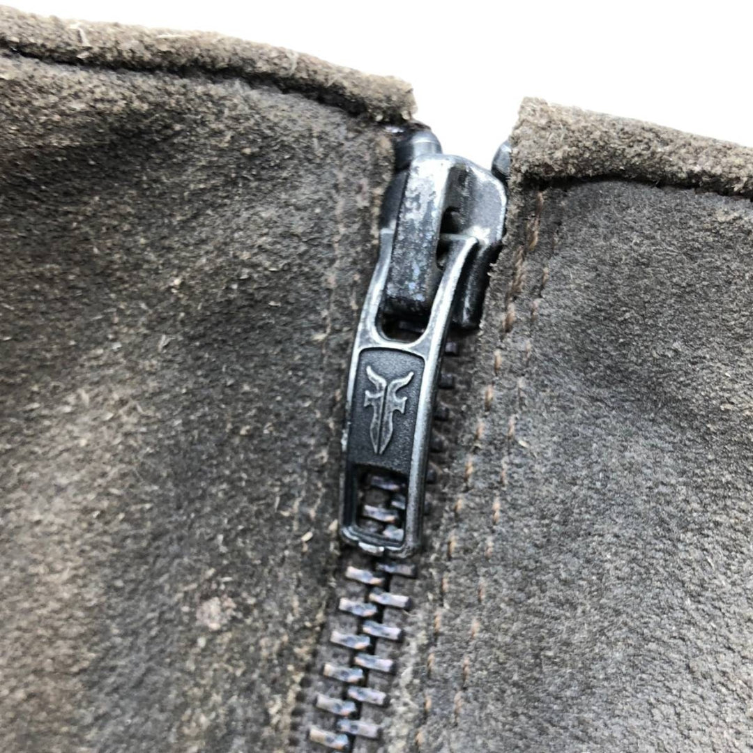 Frye suede belt boots, size 9 1/2 B Men's 27.5cm unclear brown type Vintage Second Hand