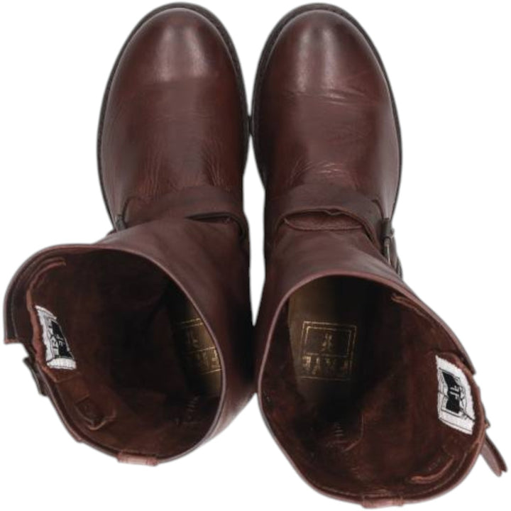 Frye Engineer Boots Men's 25.0cm unclear brown type Vintage Second Hand