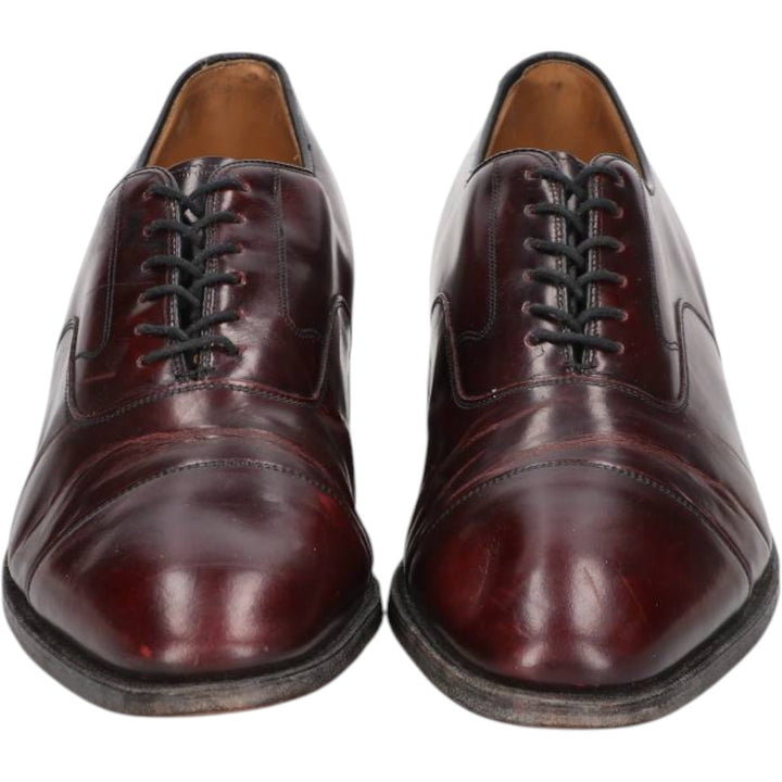 Johnston & Murphy OPTIMA Straight Tip Shoes, Made in USA, Size 10 D Men's 28.0cm unclear bordeaux Vintage Second Hand