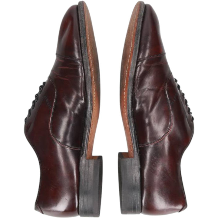Johnston & Murphy OPTIMA Straight Tip Shoes, Made in USA, Size 10 D Men's 28.0cm unclear bordeaux Vintage Second Hand