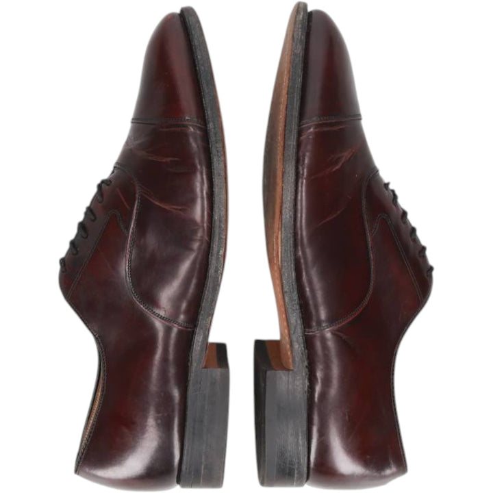 Johnston & Murphy OPTIMA Straight Tip Shoes, Made in USA, Size 10 D Men's 28.0cm unclear bordeaux Vintage Second Hand