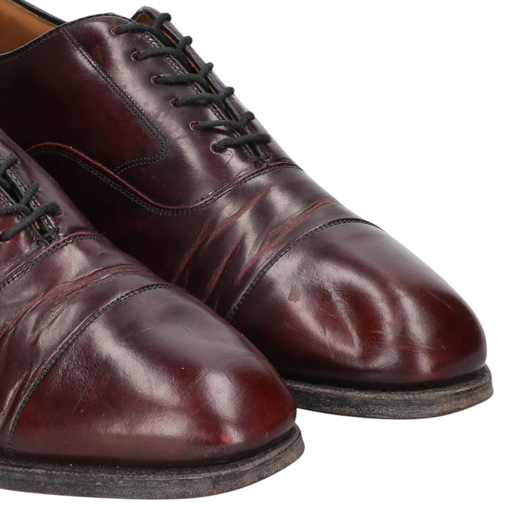 Johnston & Murphy OPTIMA Straight Tip Shoes, Made in USA, Size 10 D Men's 28.0cm unclear bordeaux Vintage Second Hand