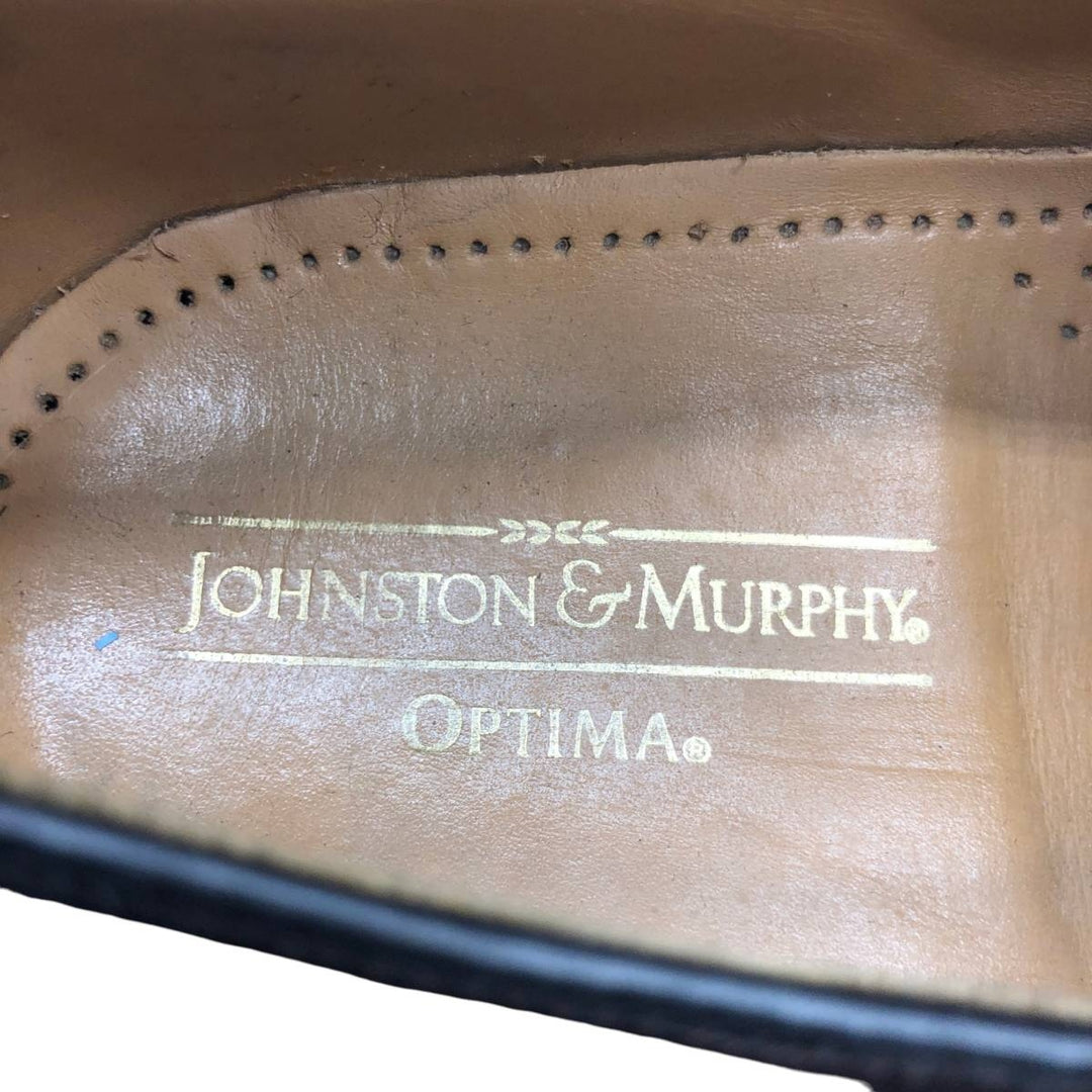 Johnston & Murphy OPTIMA Straight Tip Shoes, Made in USA, Size 10 D Men's 28.0cm unclear bordeaux Vintage Second Hand