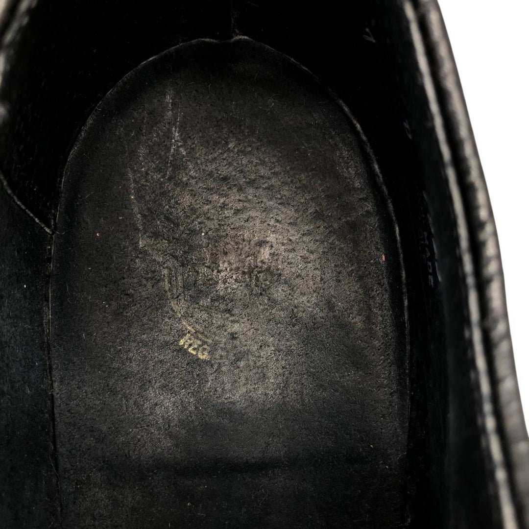 Florsheim Full Brogue Wingtip Shoes, Size 7D (Men's, equivalent to 10.4 inches) /saa016291 Men's 26.5cm genuine leather black type Vintage Second Hand
