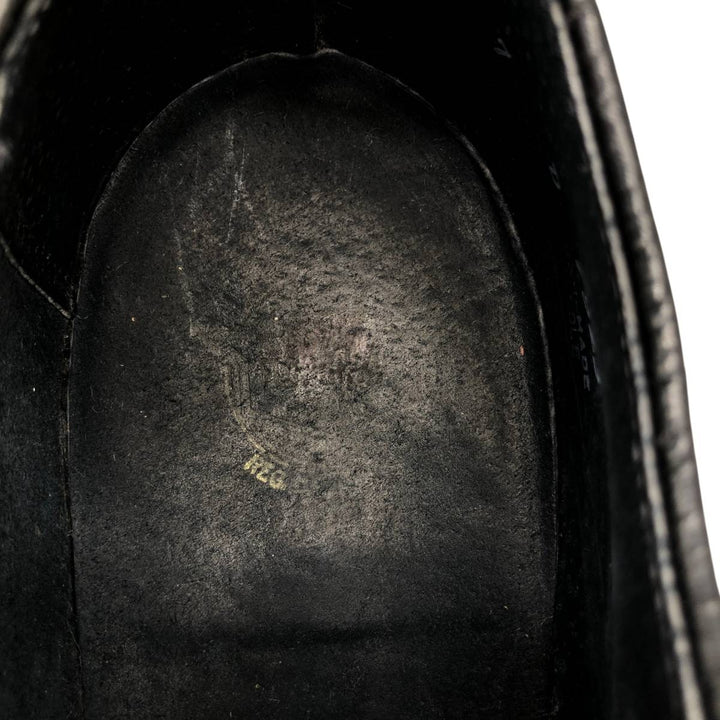 Florsheim Full Brogue Wingtip Shoes, Size 7D (Men's, equivalent to 10.4 inches) /saa016291 Men's 26.5cm genuine leather black type Vintage Second Hand
