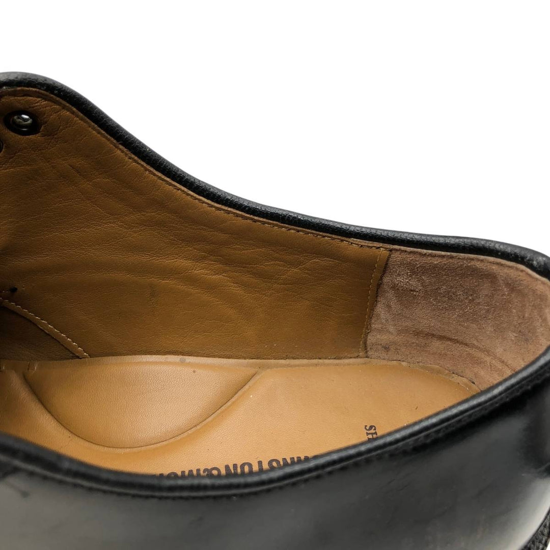 Johnston & Murphy straight-tip shoes, size 9D Men's 27.0cm Genuine Leather Sheepskin black type Vintage Second Hand