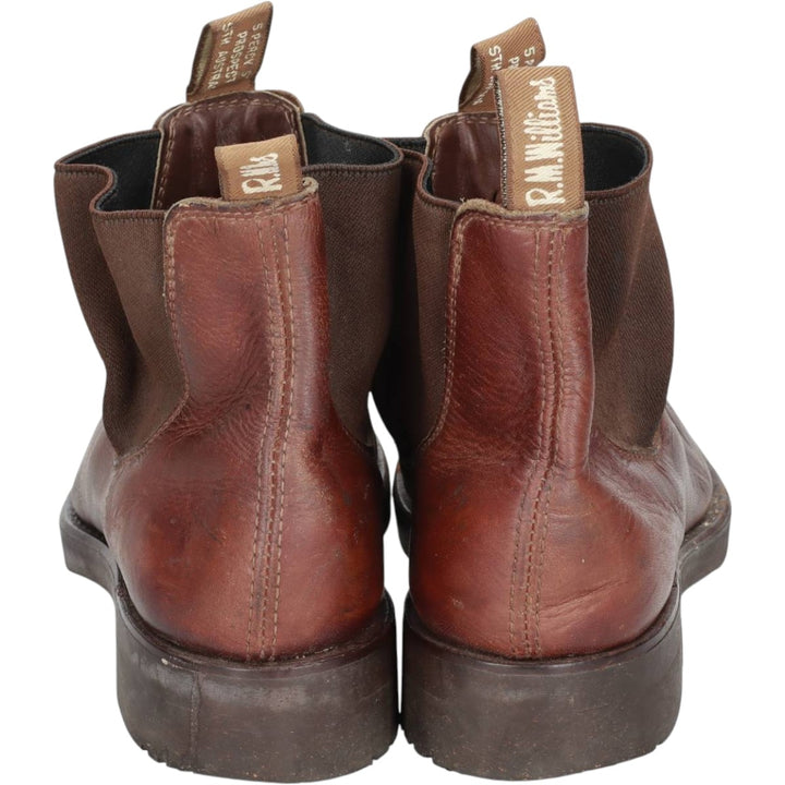 R.M. Williams Chelsea Boots, Made in Australia, Size 6 Men's 25.0cm genuine leather brown type Vintage Second Hand