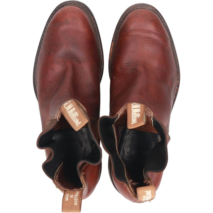 R.M. Williams Chelsea Boots, Made in Australia, Size 6 Men's 25.0cm genuine leather brown type Vintage Second Hand