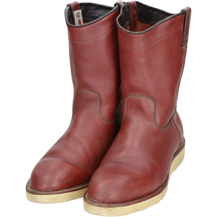Chippewa Roper Boots, Made in USA, Size 10E Men's 28.0cm unclear red type reddish brown Vintage Second Hand