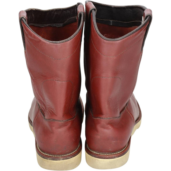 Chippewa Roper Boots, Made in USA, Size 10E Men's 28.0cm unclear red type reddish brown Vintage Second Hand