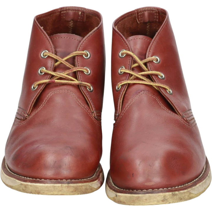 Red Wing 3139 Chukka Boots, Made in USA, Size 10 1/2 Men's 28.5cm genuine leather red type reddish brown Vintage Second Hand