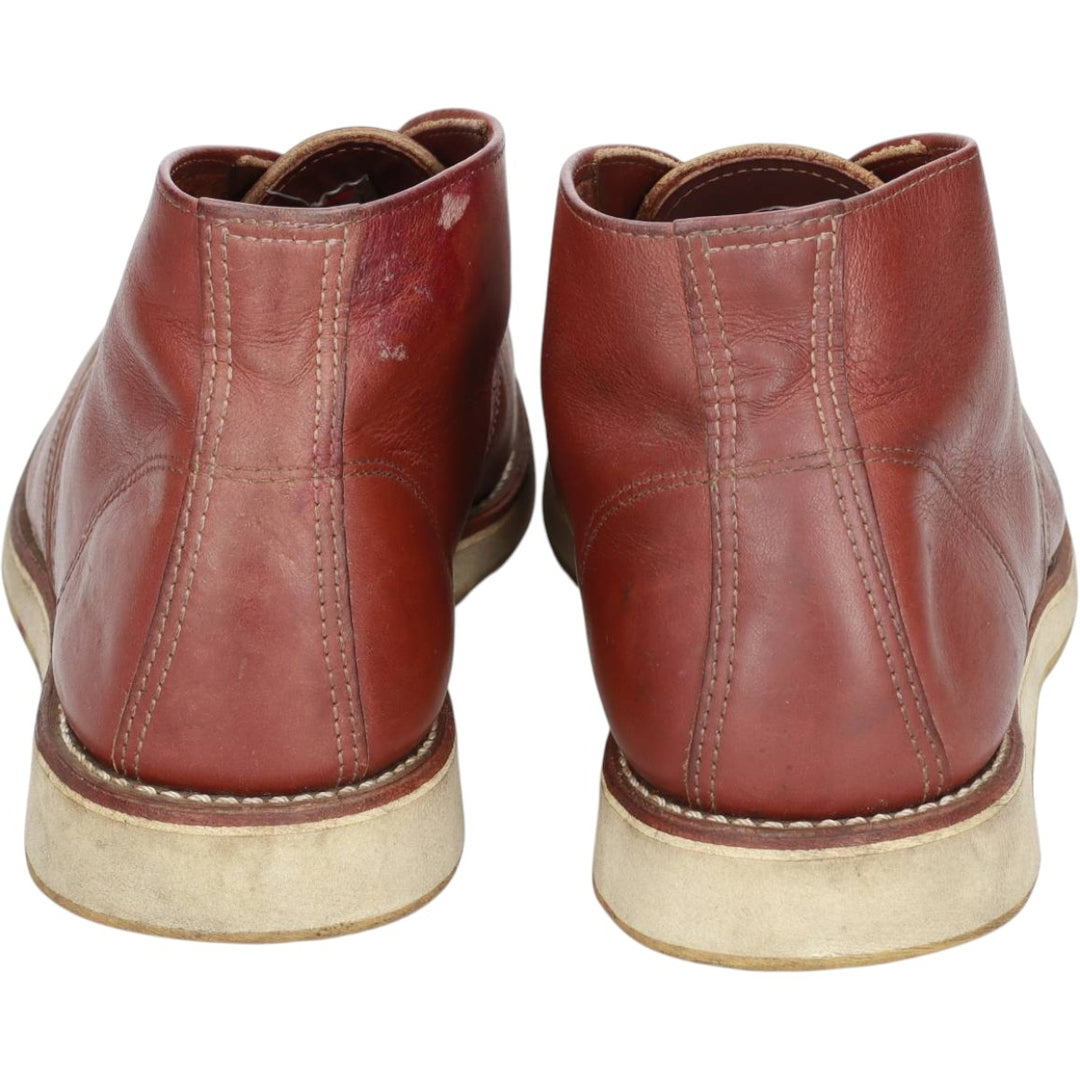 Red Wing 3139 Chukka Boots, Made in USA, Size 10 1/2 Men's 28.5cm genuine leather red type reddish brown Vintage Second Hand
