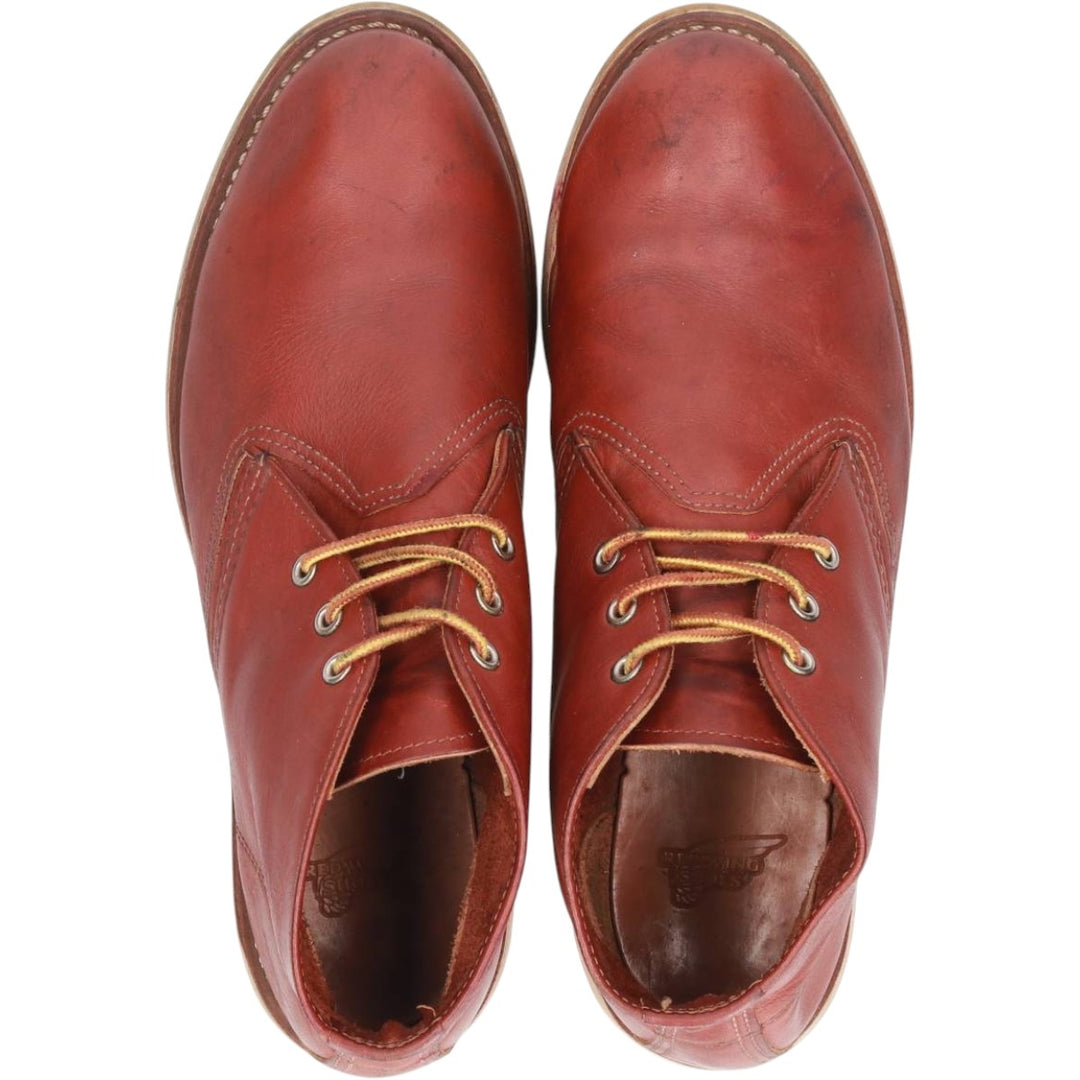 Red Wing 3139 Chukka Boots, Made in USA, Size 10 1/2 Men's 28.5cm genuine leather red type reddish brown Vintage Second Hand