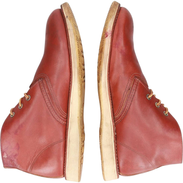 Red Wing 3139 Chukka Boots, Made in USA, Size 10 1/2 Men's 28.5cm genuine leather red type reddish brown Vintage Second Hand