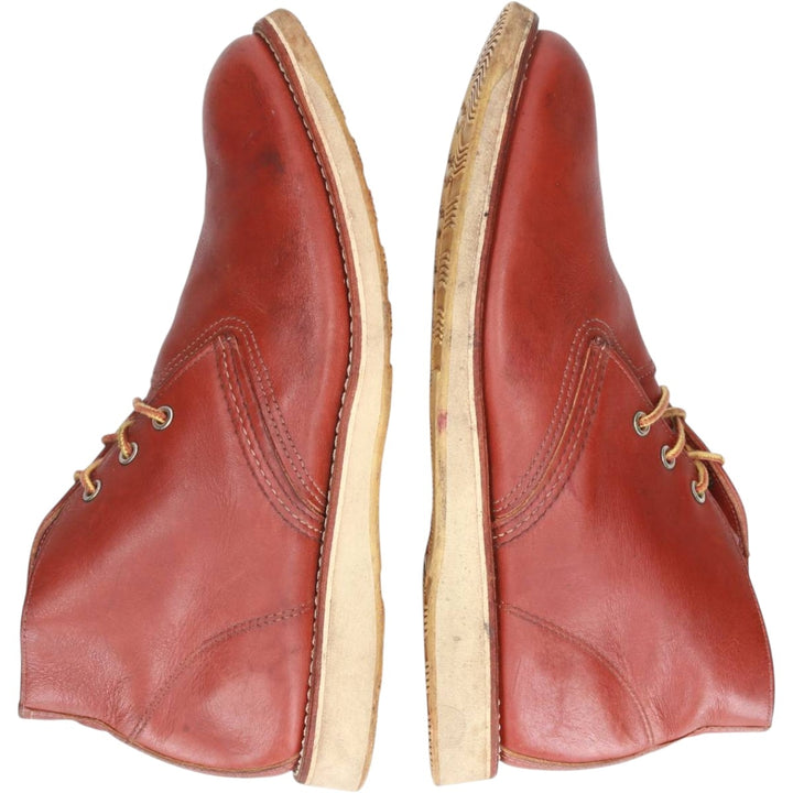 Red Wing 3139 Chukka Boots, Made in USA, Size 10 1/2 Men's 28.5cm genuine leather red type reddish brown Vintage Second Hand
