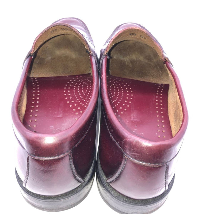 GHBass BASS Coin Loafers, Size 9 1/2M Men's 27.5cm genuine leather burgundy type Vintage Second Hand