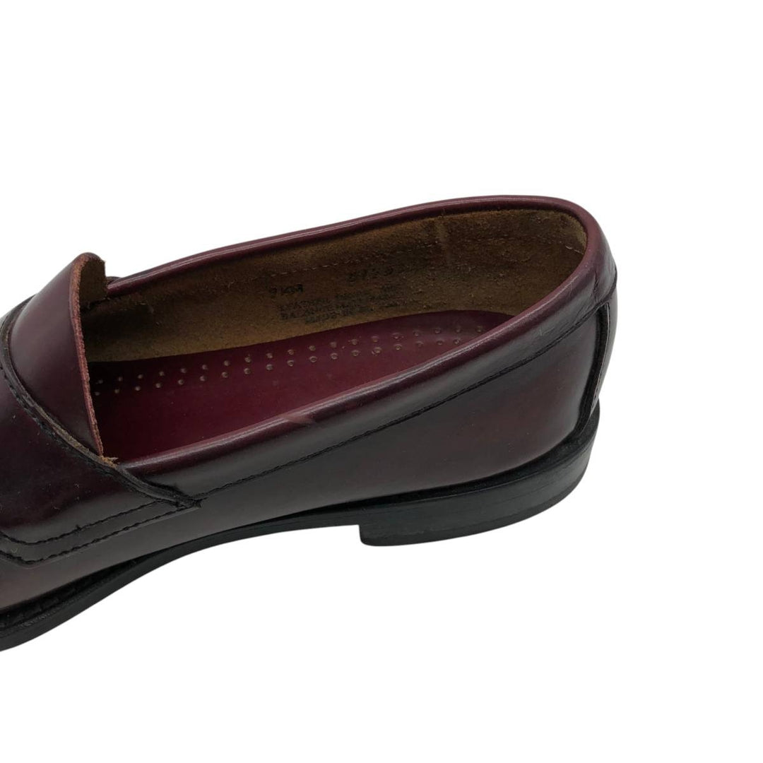 GHBass BASS Coin Loafers, Size 9 1/2M Men's 27.5cm genuine leather burgundy type Vintage Second Hand