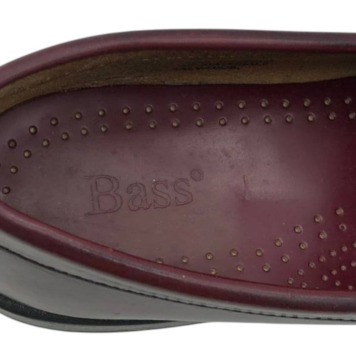 GHBass BASS Coin Loafers, Size 9 1/2M Men's 27.5cm genuine leather burgundy type Vintage Second Hand