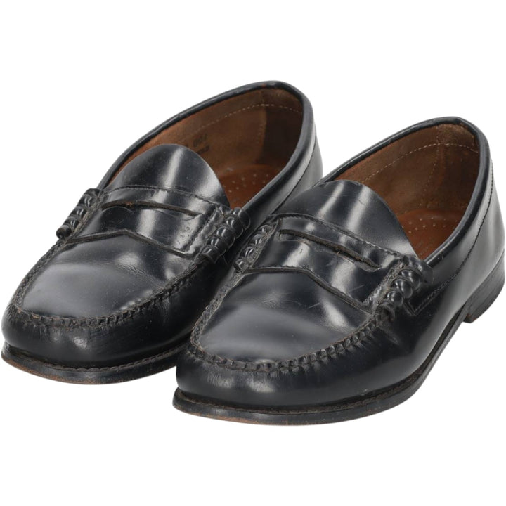 GHBass BASS coin loafers, size 8 EE Men's 26.0cm genuine leather black type Vintage Second Hand