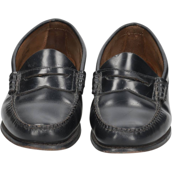 GHBass BASS coin loafers, size 8 EE Men's 26.0cm genuine leather black type Vintage Second Hand